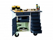 Mobiler Werkzeugtisch FLEX mit 1 Schrank und 7 Schubladen -  103